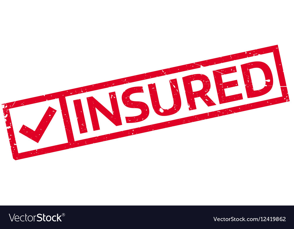 Insured guarnizione icona certificata segno assicurati spunta